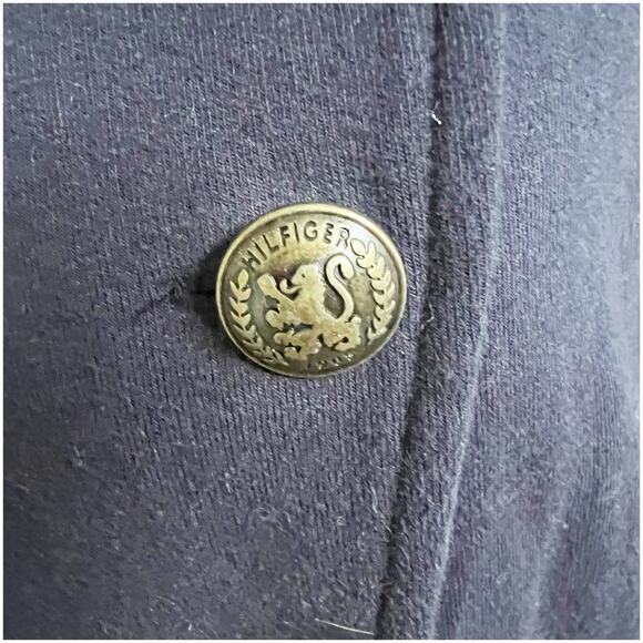 Tommy Hilfiger Military Style Women’s Soft Shell Jacket Gold Buttons Size Large - Picture 8 of 10